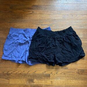 Three Dots Double Gauze Shorts